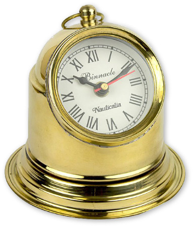 Brass Binnacle Clock
