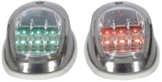 Talamex LED Side Lights Set - Stainless Steel Casing
