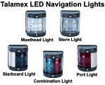 Talamex LED Navigation Lights - Black Housing